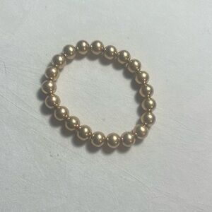 Gold beaded bracelet
